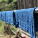 日本の藍染めおだい布巾