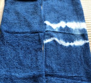 Hozu ままやの男前タオル本藍染めタオル