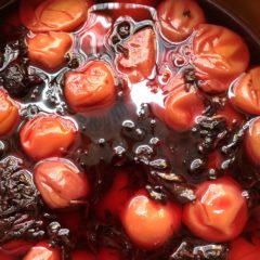 今更なのですが　梅仕事　Hozuままやの赤紫蘇をつけて