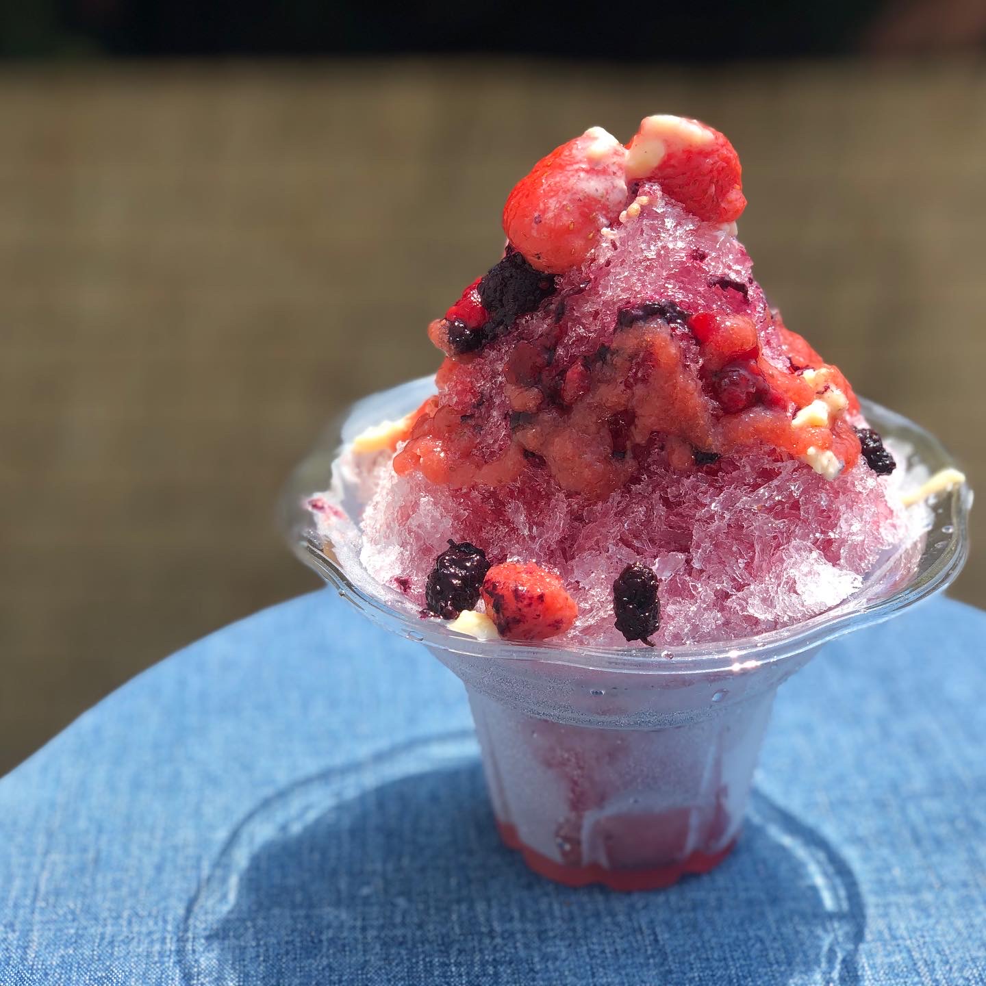 Hozu  ままやの自家製シロップ野かき氷ベリーベリーベリー