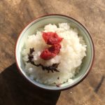 Hozu  ままやの完全天日干し無農薬特別栽培米ご飯と４年梅干し