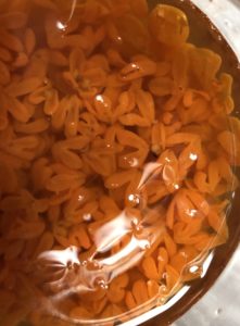 Hozu ままやの無農薬自然栽培の金木犀の花びらシロップ