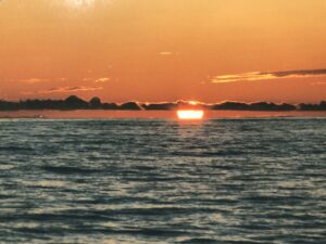 小笠原母島の夕日