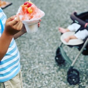 Hozu ままやの自家製シロップのかき氷