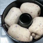 無農薬天日干し米の甘酒しよう有機スペルト50％鍋焼き天然酵母パン